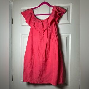 Tommy Bahama Pink Ruffle Casual Dress
